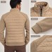 Blouson Homme Matelassé à Manches en Maille – 1606G Blouson Homme Matelassé à Manches en Maille – 1606G