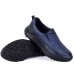 Chaussures Homme en Cuir Bleu – Slip-on Sans Lacets | Semelle EVA Ultra Légère