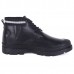 Bottines Chic Pour Homme en cuir noir  KW-754NW