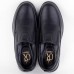 Chaussures Médicale Pour Homme 100% Cuir Noir EXTRA Confortable NJ-3006NW