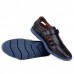 Sandales  confortables 100% cuir Noir LO-40-BN