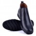 Bottines Pour Homme confortables en Cuir Crust noir LO-655-N