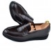 Chaussures Classiques 100% cuir démasquable Marron- Semelle Extra-light LO-095-M