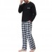 Pyjama Carreaux Homme en Coton 001