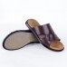 Sandales Pour Homme Très Confortable 100% cuir Marron 020M