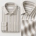 Chemise Homme à Rayures Larges – Style Classique & Moderne C2009K
