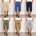 Bermuda Homme Long Coupe Classique en Coton Léger K0406
