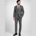 Costume Homme Chic en Gris Foncé