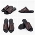 Sandales Homme en Cuir Marron – Légère et Confortable LO006M Sandales Homme en Cuir Marron – Légère et Confortable LO006M