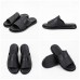 Sandales Homme en Cuir Noir – Légère et Confortable LO006N Sandales Homme en Cuir Noir – Légère et Confortable LO006N