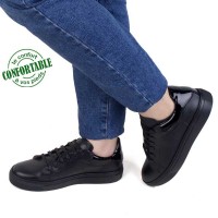 Sneakers pour Femme Confortable 100% cuir BJ-N505DL