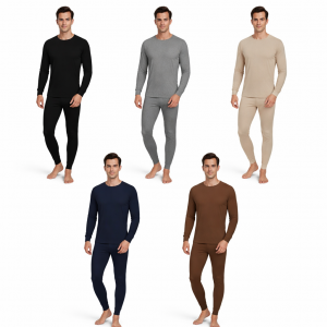 Ensemble Thermique Homme 2 Pièces en Coton – Confort & Chaleur