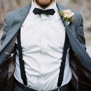 Bretelles en Noir pour Homme