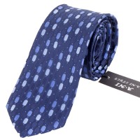 Cravate Marine avec motifs Pour Homme TE-016