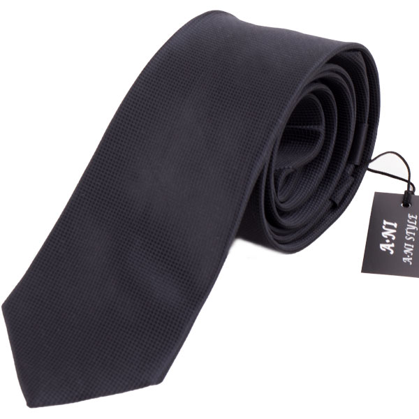Cravate Noire Pour Homme TE-015