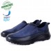 Chaussures Homme en Cuir Bleu – Slip-on Sans Lacets | Semelle EVA Ultra Légère