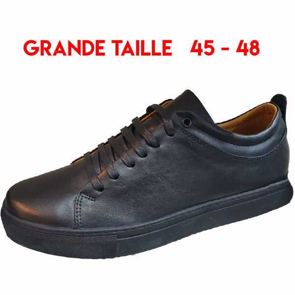 Baskets Grande Taille pour Homme 100 Cuir Orjani