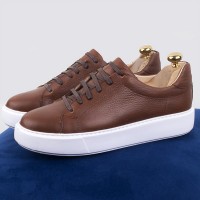 Sneakers Homme en Cuir Élégantes et Confortables 319T