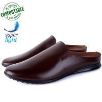 Babouche Homme en Cuir Véritable – Confort et Élégance Traditionnelle 029M