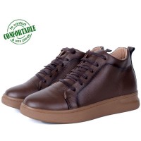 Basket montante homme en cuir – Style et confort S014M