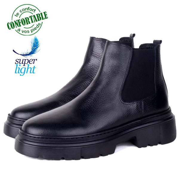Bottines cuir homme – Légèreté et confort absolu S300N