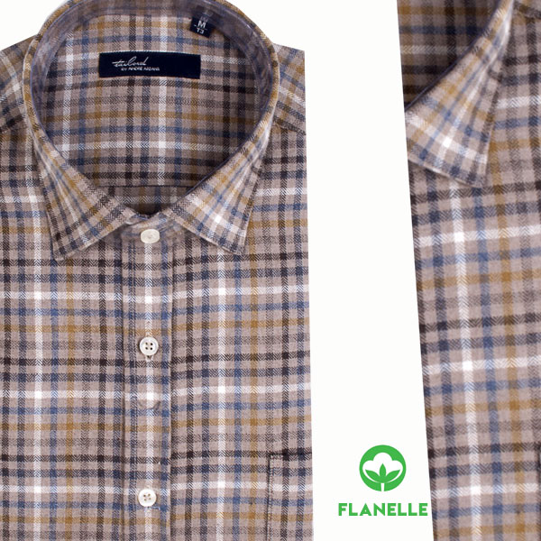 Chemise à Carreaux en Flanelle pour Homme – Confort d’hiver Z007