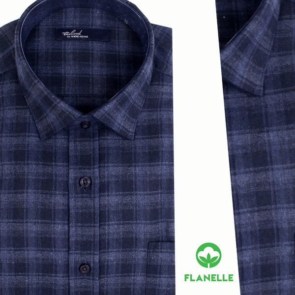 Chemise Homme Flanelle Carreaux – Tendance, douce et chaude Z008