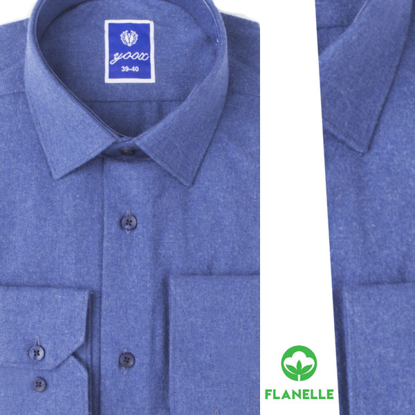 Chemise en flanelle homme – Chaleur et élégance 1225B