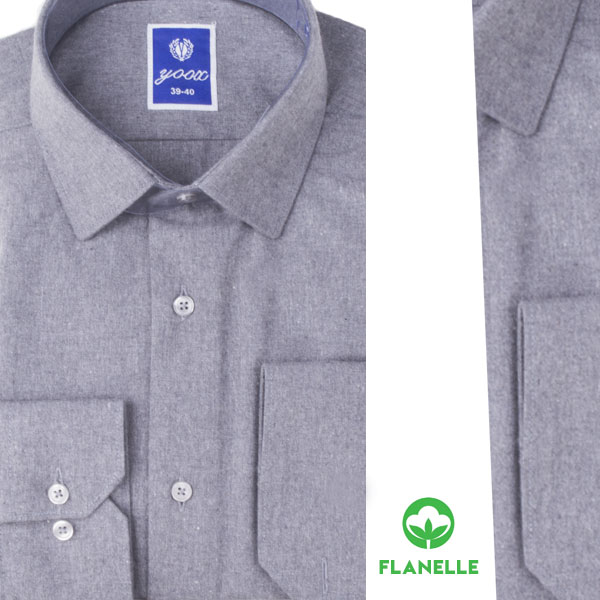 Chemise en flanelle homme – Chaleur et élégance 1225G