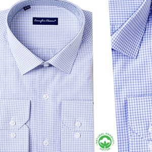 Chemise homme à petits carreaux en coton BN38