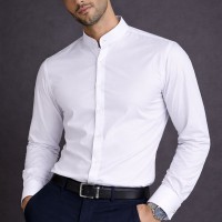 Chemise Homme Col Mao – Coupe Moderne