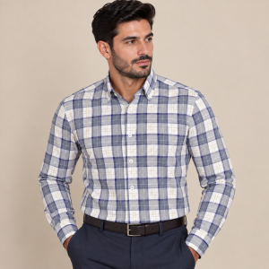 Chemise Homme à Carreaux – Style Classique & Moderne C2109G