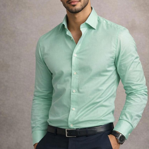 Chemise Homme en Popeline – Élégante, Confortable L2601