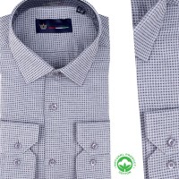 Chemise Homme Motif Minimaliste en Coton Premium R3226