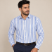Chemise Homme à Rayures Larges – Style Classique & Moderne C2009C