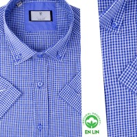 Chemise Homme en Lin à Carreaux – Légère, Respirante et Élégante R266