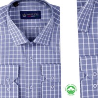 Chemise homme coton à carreaux – Style intemporel R1026