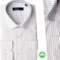 Chemise homme rayée en coton B0707