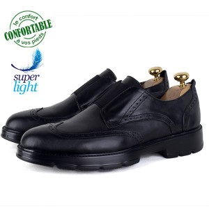Chaussures Richelieu Homme Cuir Confortable et Légère 075N