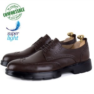 Chaussures Richelieu Homme Cuir Confortable et Légère 076M