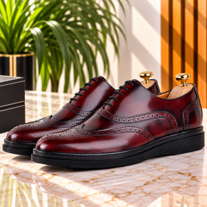 Chaussures Classiques en Cuir Démasquable - Semelle Extra-light AG-1132B