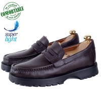Chaussures Homme Cuir Confortable et Légère 013M