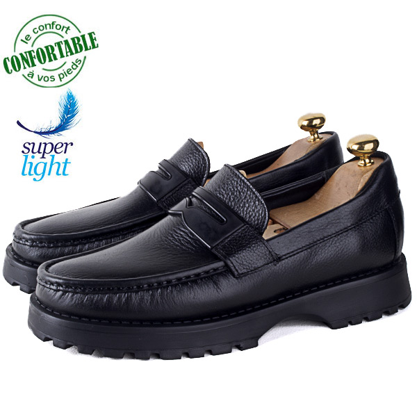 Chaussures Homme Cuir Confortable et Légère 013N