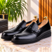 Chaussures Classiques 100% Cuir démasquable Noire - Semelle Extra-light LO-095-N Chaussures Classiques 100% Cuir démasquable Noire - Semelle Extra-light LO-095-N