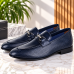 Mocassins Respirants 100% cuir Noir AG-504N