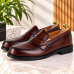 Mocassins en Cuir Marron pour Homme - Chaussures Élégantes et Classiques