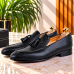 Chaussures de Ville Pour Homme 100% Cuir Noir HM-209N