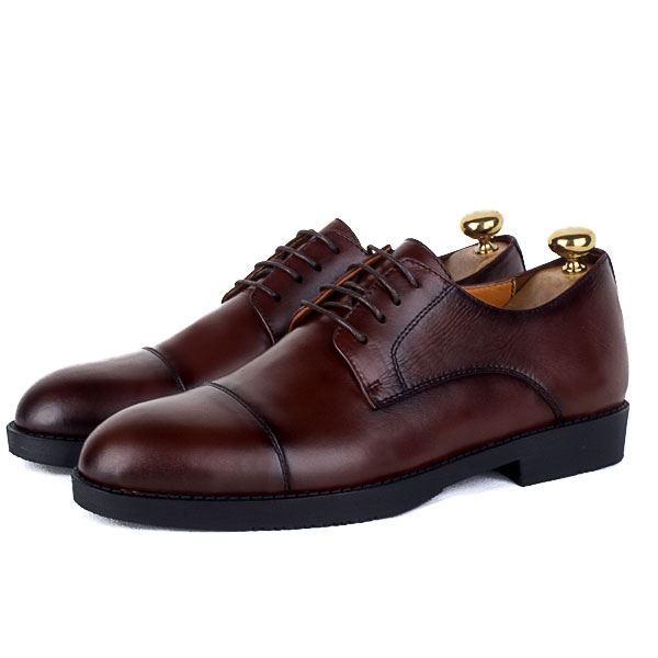 Chaussures Derby en Cuir Marron pour Homme - Élégance et Confort