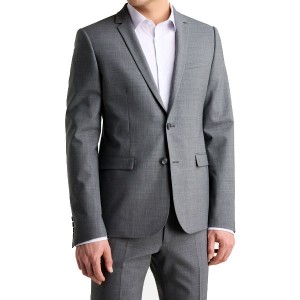 Costume homme gris élégant – Coupe moderne pour un look raffiné