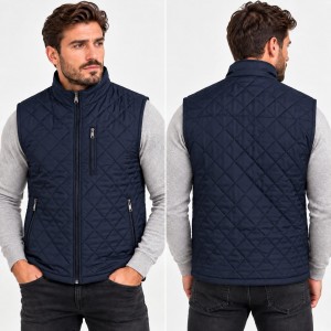 Gilet Homme Matelassé Bleu Marine – 2609M